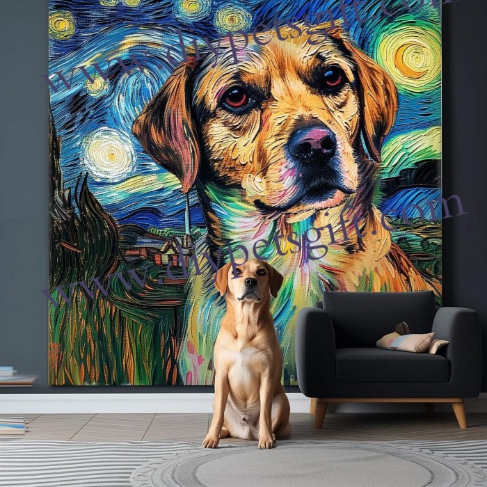 Night Under The Stars Pet Canvas