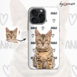 Personalized Pet Photo Phone Case Custome Name Gifts For Pet Lovers