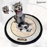 Personalized Funny Pet Photos Decorative Rugs Custom Pet Portrait Carpet Gifts For Pet Lovers