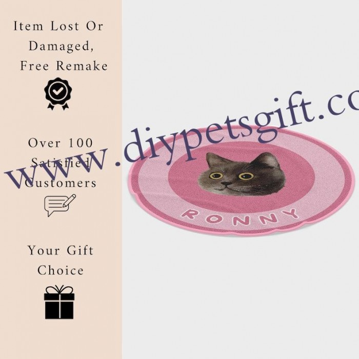 Personalized Funny Pet Photos Decorative Rugs Custom Pet Portrait Carpet Gifts For Pet Lovers